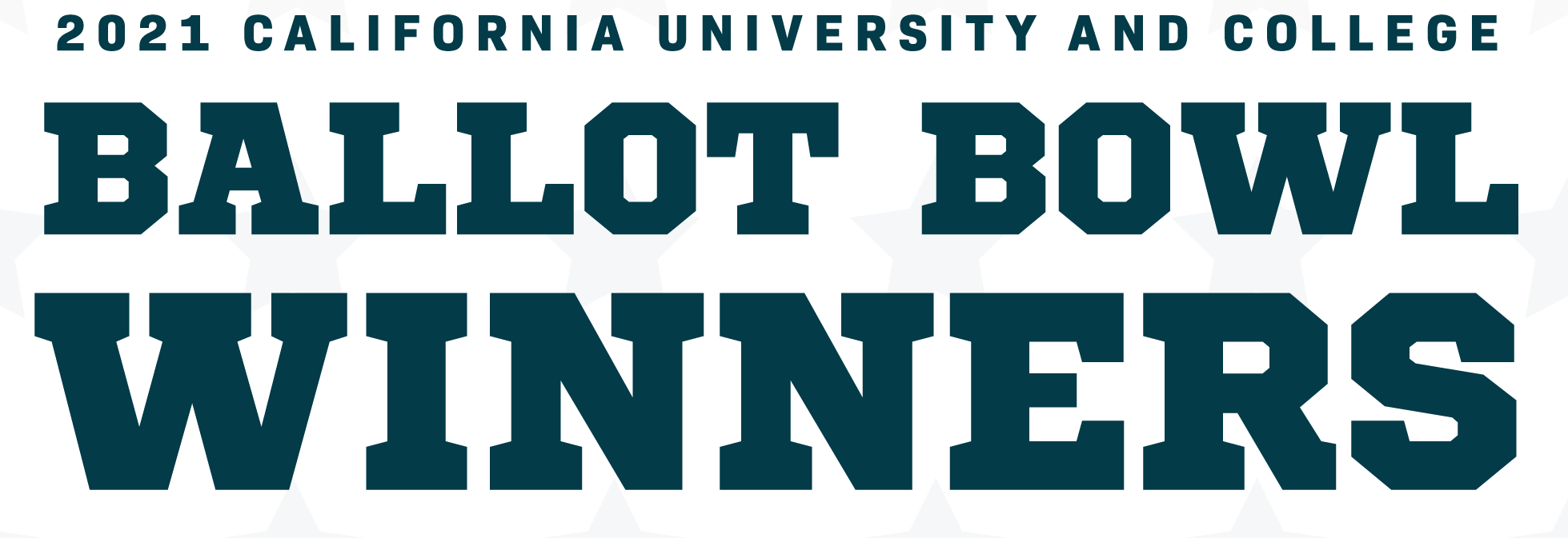 2021 California university and college ballot bowl winners