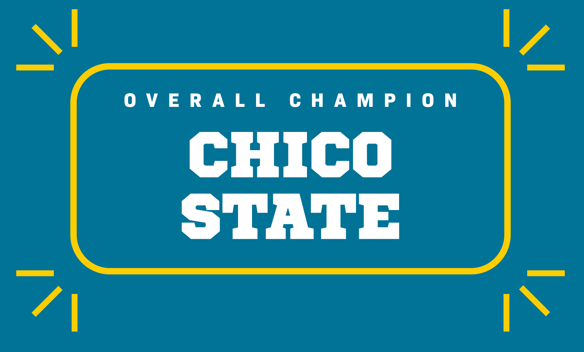 Overall Champion :Chico State 